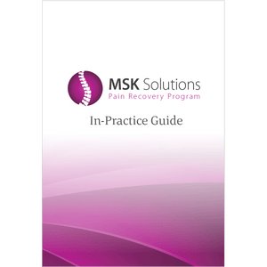 MSK "Pain recovery program" IN-PRACTICE GUIDE