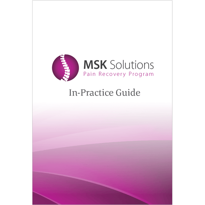 MSK "Pain recovery program" IN-PRACTICE GUIDE