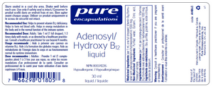 Adenosyl/Hydroxy B12 liquid