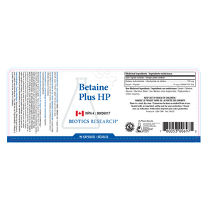 Betaine Plus HP (HCI-700 mg)