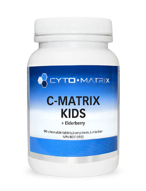 C Matrix Kids + Elderberry Comprimés mâchables