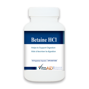 Betaine HCL (Aide digestive pour l'hypochlorhydrie)