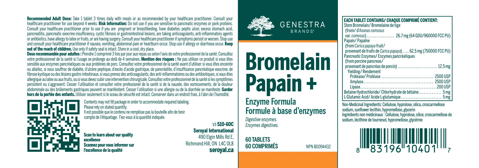 Bromelain Papain+