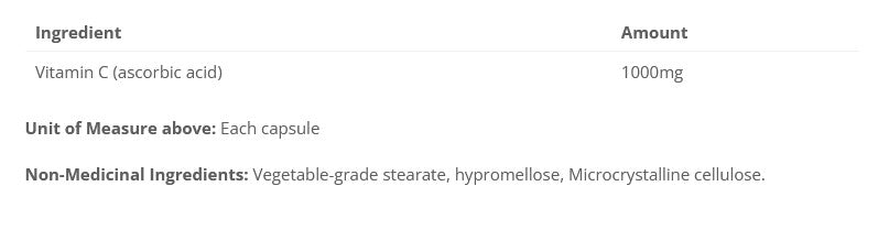 Cyto C - 1000mg ascorbic acid