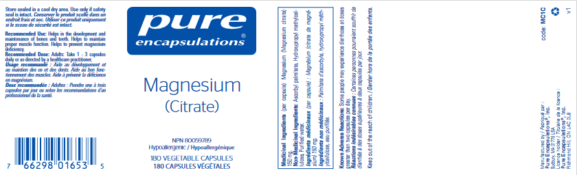 Magnesium (citrate)